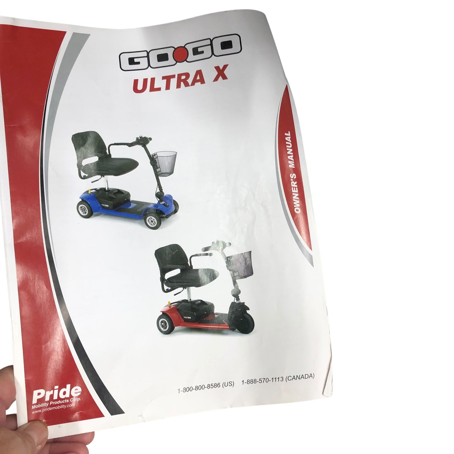 Pride Mobility Go-Go Ultra X 3-Wheel Travel Mobility Scooter /b