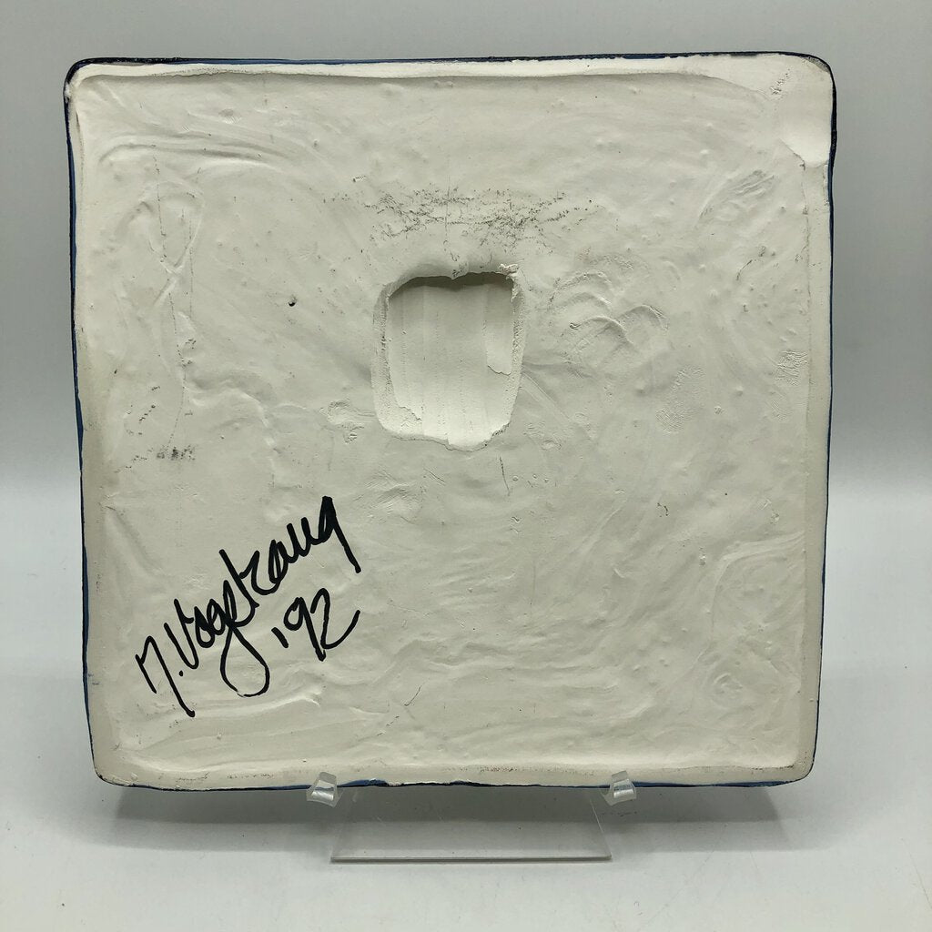 1992 Nancy Deyoung Vogelzang NATIVITY Art Tile /b