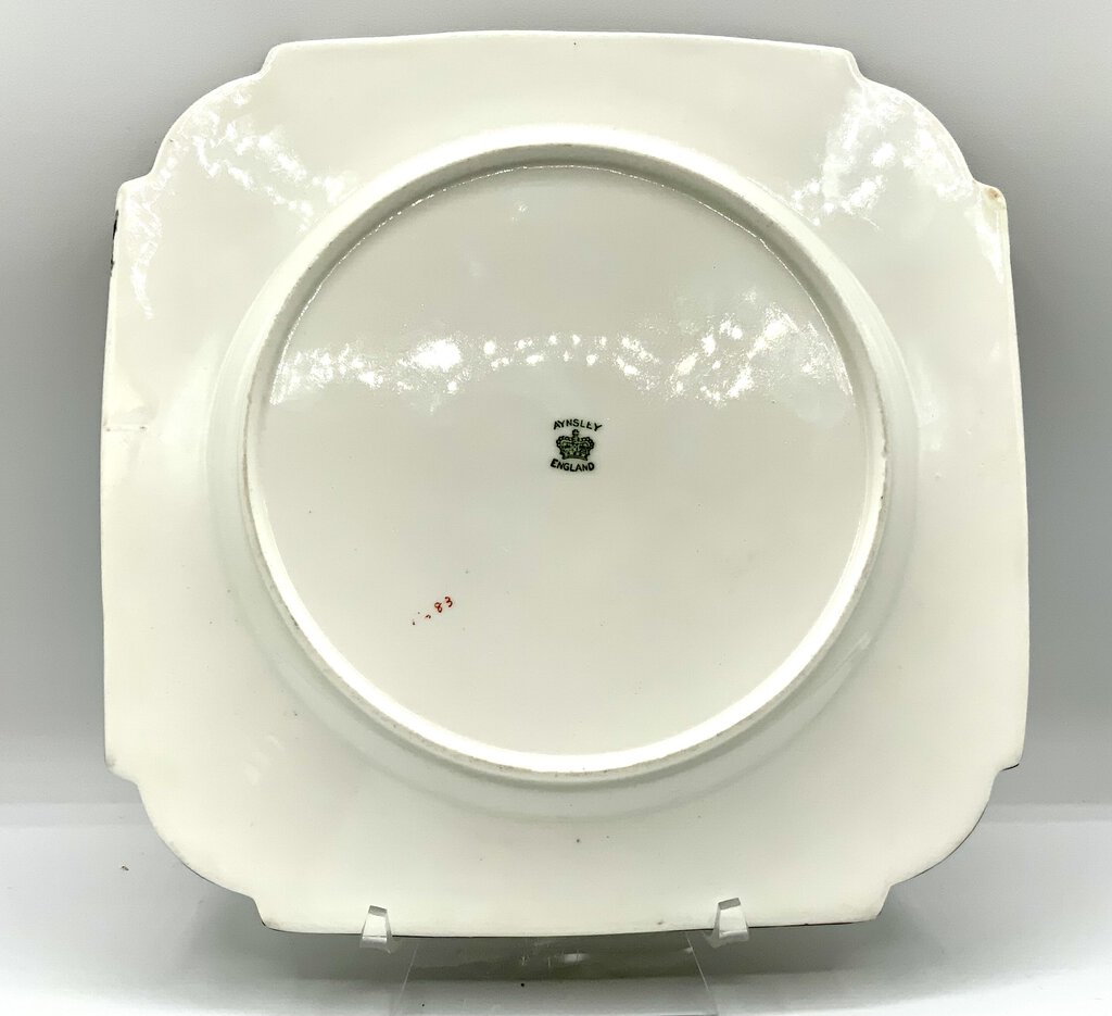 Pembroke Square Luncheon Plate (gold trim) by John Aynsley /ah