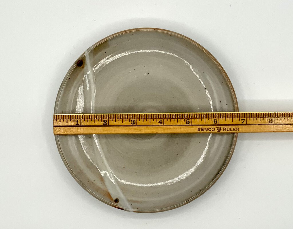 MCM Studio Art Ceramic Pottery Plate Signed /ah
