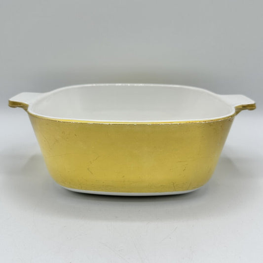 Vintage Corning Ware Harvest Gold 1 1/2 Qt. Casserole Dish P-1 1/2-B USA /cb