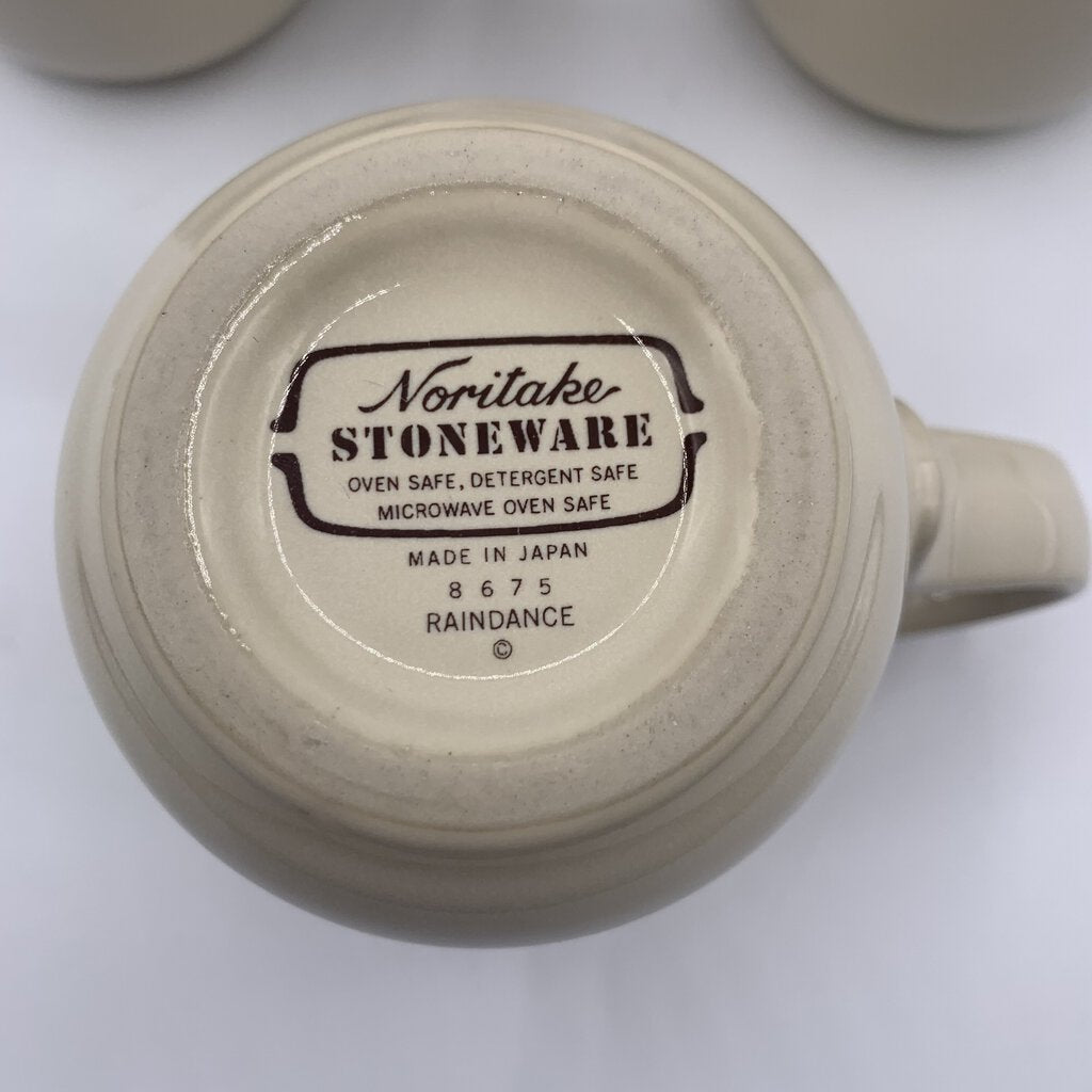 hgb/Noritake Stoneware “Raindance” Mugs Set of 6