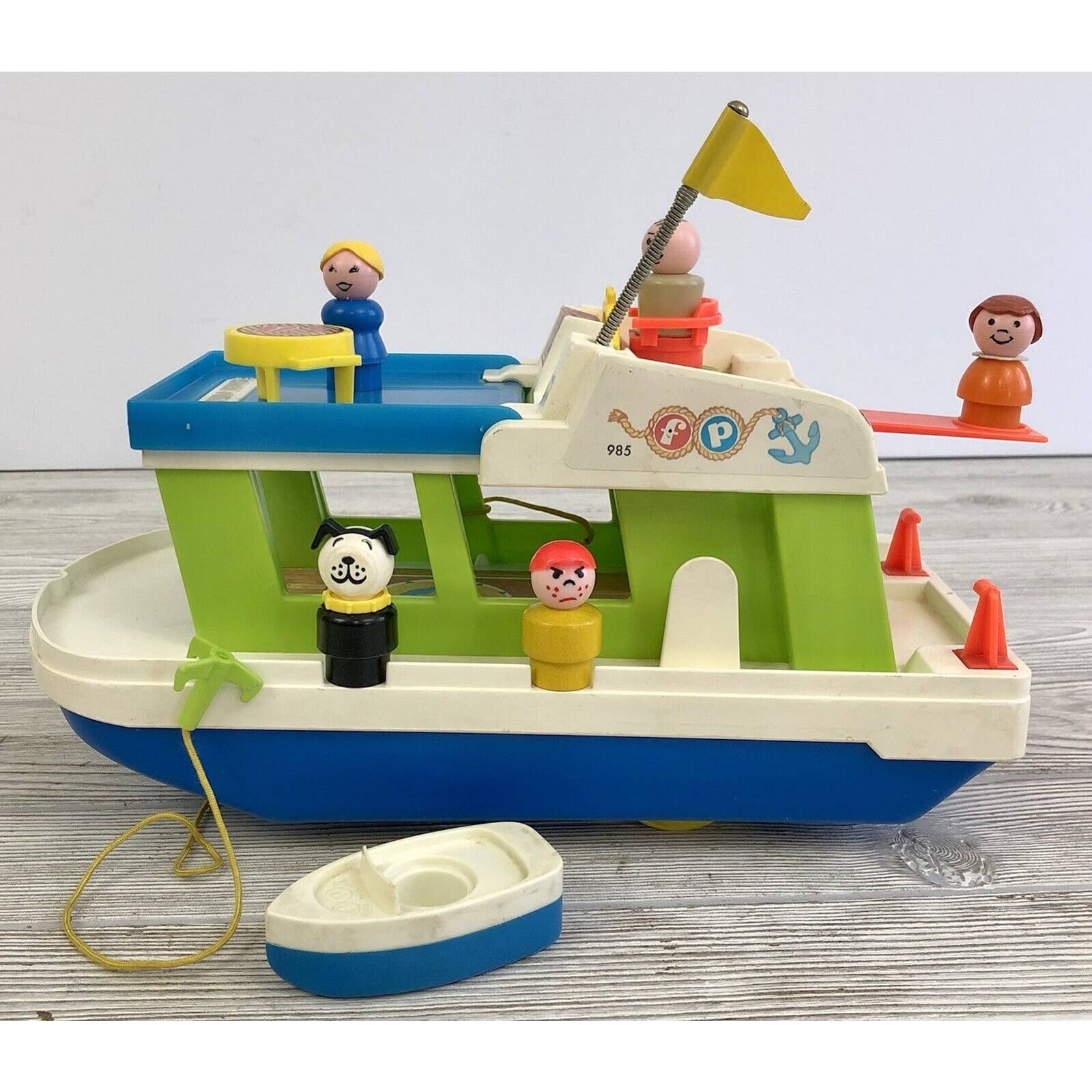 1972 Fisher Price Happy Houseboat w/ Accessories /b – Pathway Market