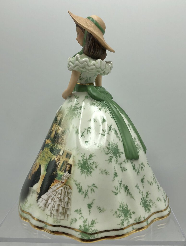 Bradford Editions 2004 Gone with the Wind “Picnic Dress” Scarlet Figurine /b