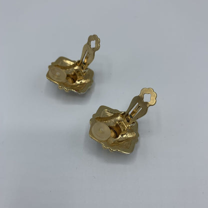 Vintage Jacobson’s Pavé Rhinestone Clip-on Earrings /hg