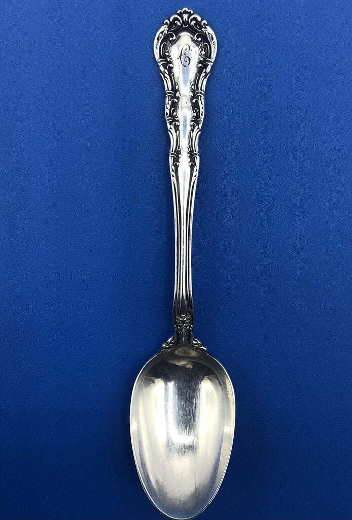 Antique R Wallace & Sons Sterling Demitasse Spoon Monogramed /b