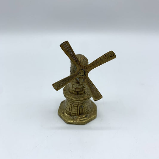 Vintage Brass Windmill Bell /hg