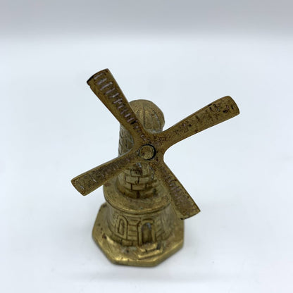 Vintage Brass Windmill Bell /hg