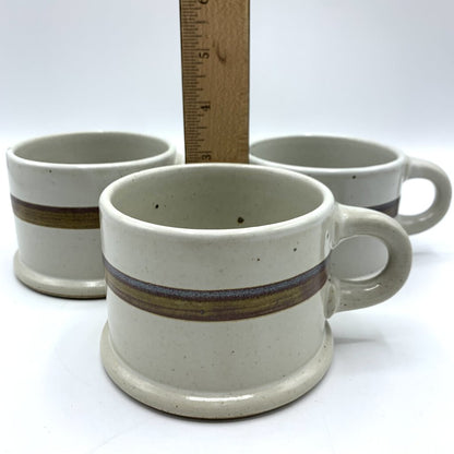 hge/Vintage DANSK BLT Sandstone Mugs Set of 3, Niels Refsgaard Design
