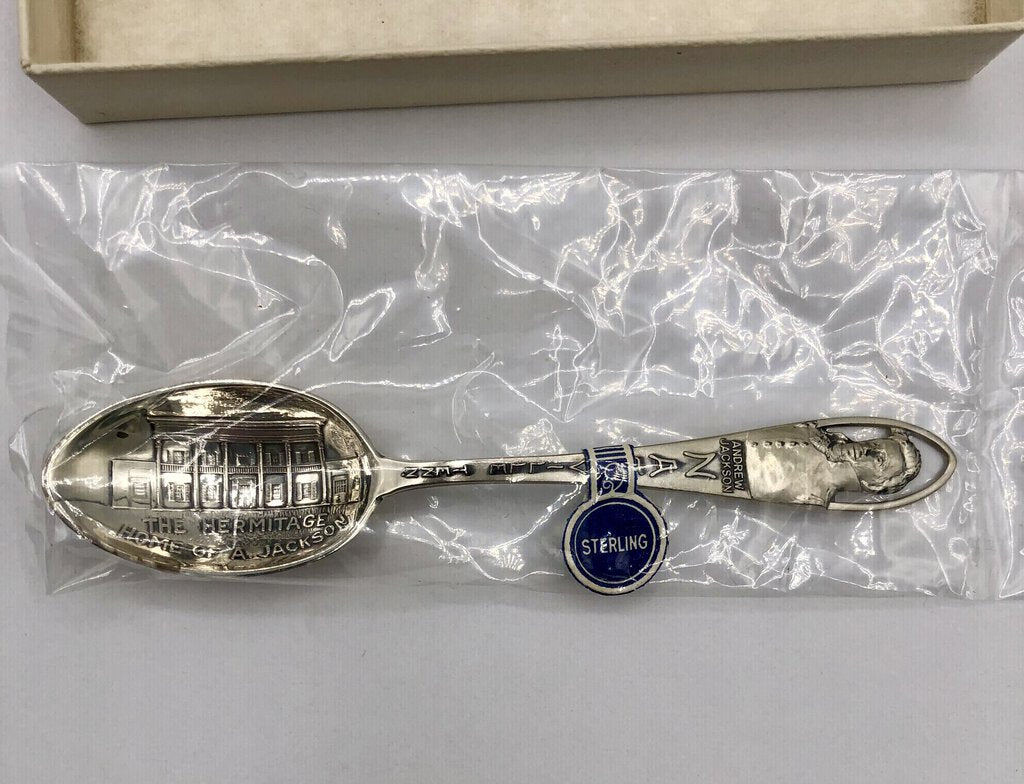 Vtg Bates & Klinke Sterling Nashville Tenn. Souvenir Spoon /b