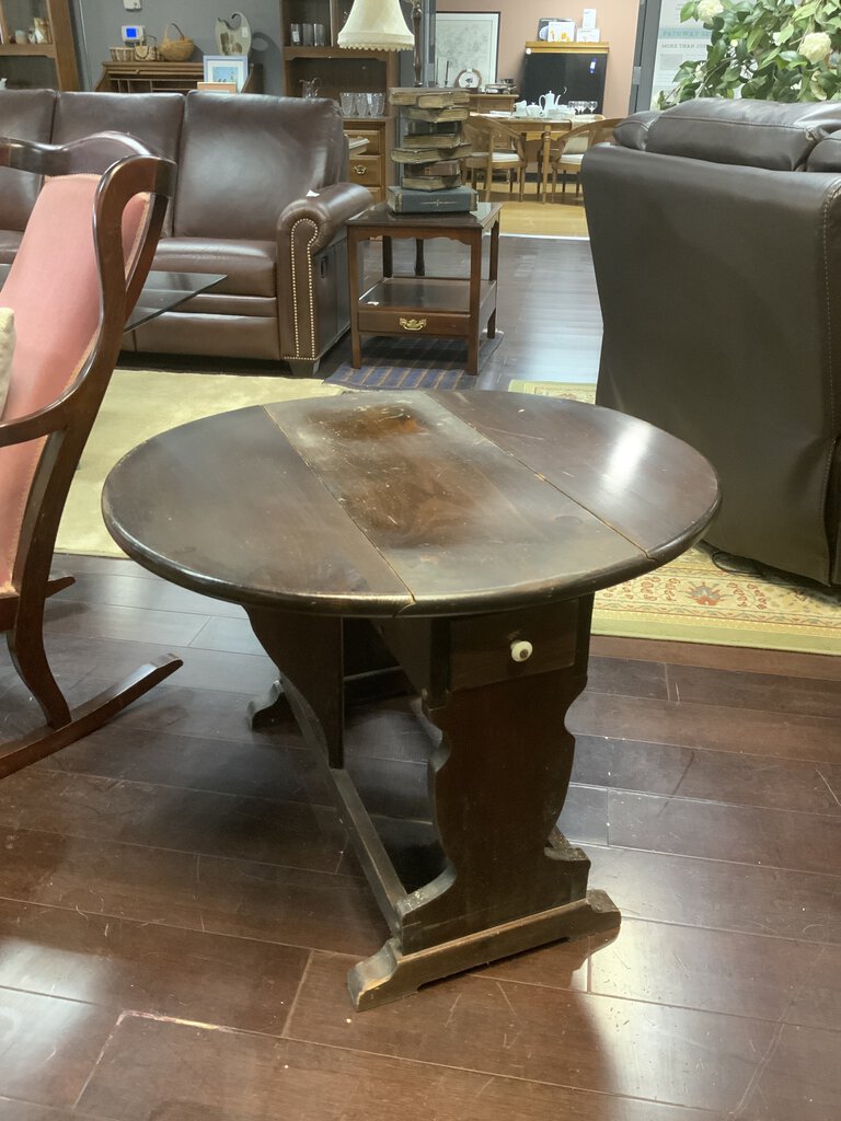 Vintage Drop Leaf Side Table