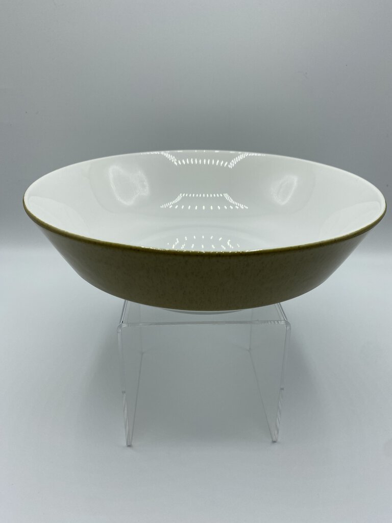 Mikasa Mediterrania Avocado Green Flec Round Serving Bowl 8 5/8” /rb