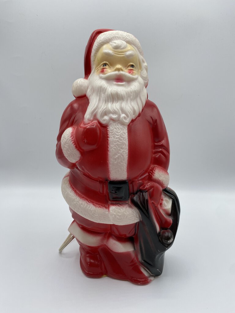 Blown Mold Santa Empire Plastic Corp.13” Lightup Holiday Swag /rb