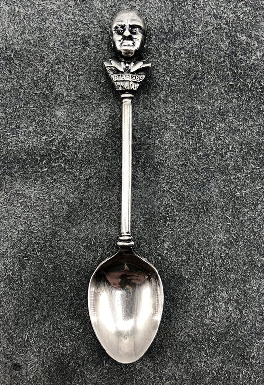 Vintage Winston Churchill Souvenir Spoon /b