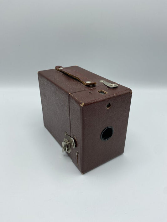 Antique Rainbow Hawk-Eye No.2 Model C Kodak Box Camera /rw