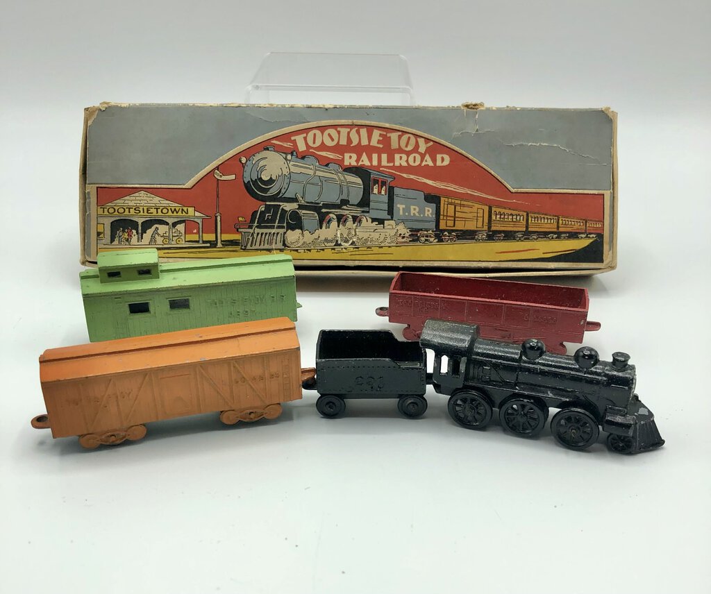 Tootsietoy Railroad Tootsie Special 194 Train Set Original Box /b