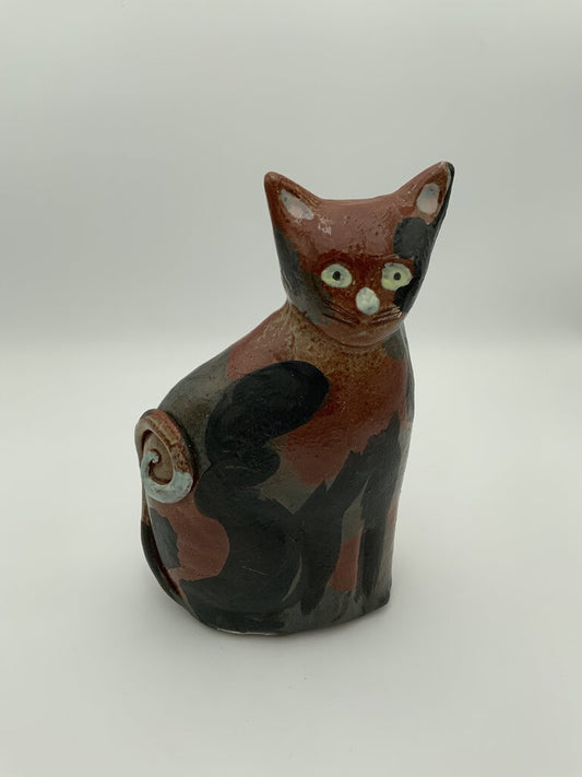 Ceramic Cat Sculpture