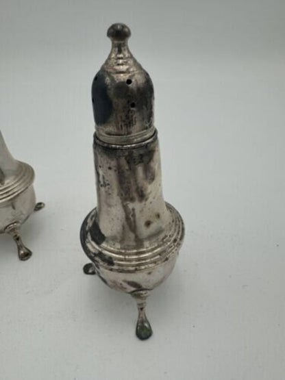 Empire Weighted Sterling Salt And Pepper Shaker