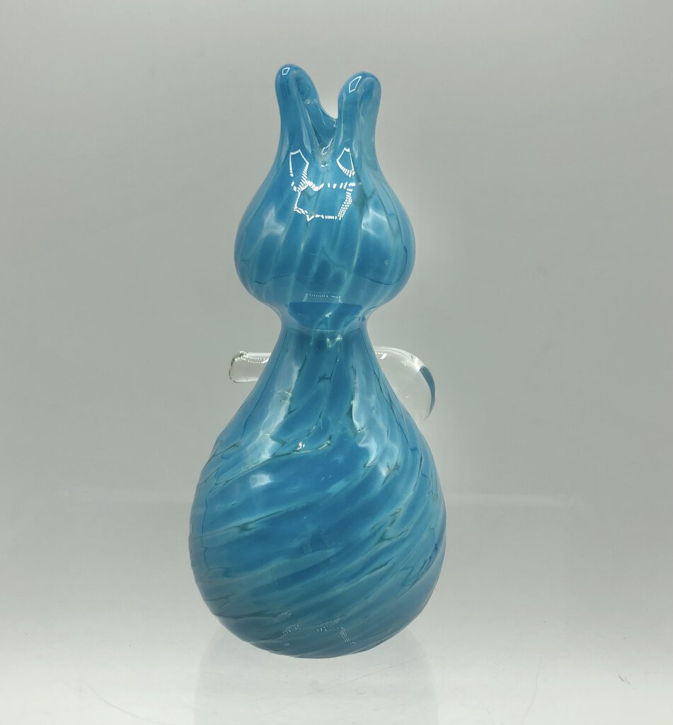 Joyce Art Glass Cat Hand Blown /b