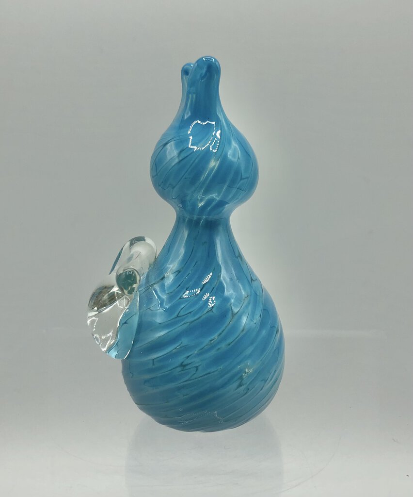 Joyce Art Glass Cat Hand Blown /b