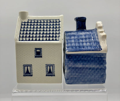 Holland Blue Delft House Ashtrays/ Trinket Holders /b