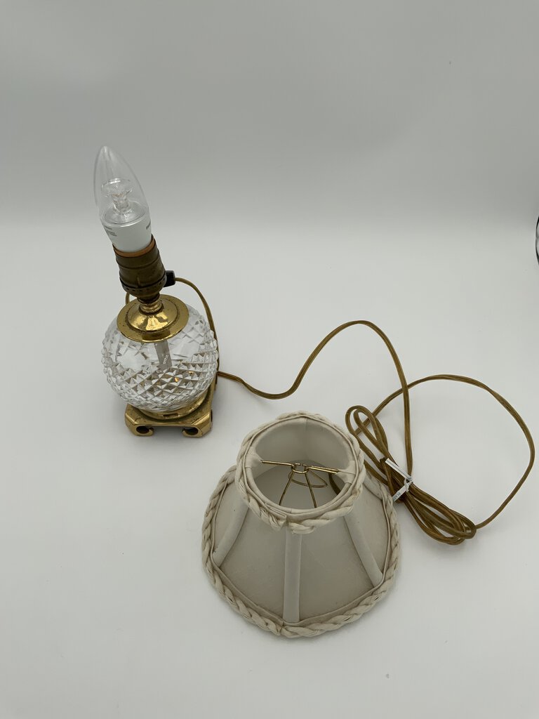 Vintage Waterford Glass Lamp