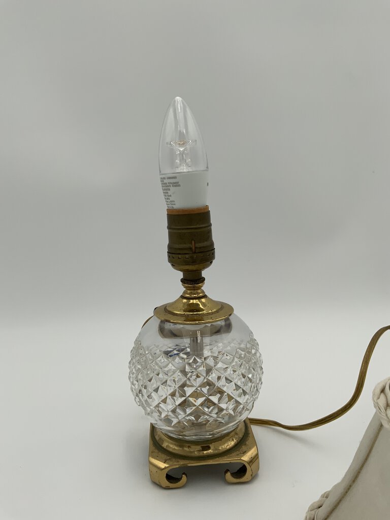 Vintage Waterford Glass Lamp