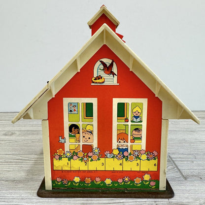 1971 Fisher Price Little People Play School House #923 /cb