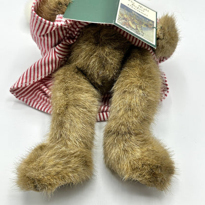 The Bearington Collection 13in Collectible Plush Christmas Bears Christopher Christmastales and Candi Cane /cb