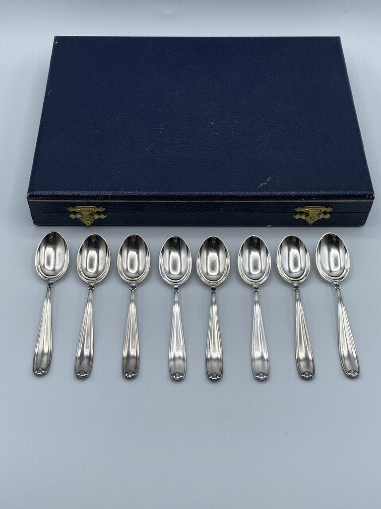 Palm Beach by Buccelatti Italian Sterling Silver Demitasse Spoons set of 8 /ro