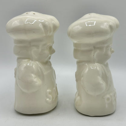 Vintage Knobler Cook/Chef Large Salt and Pepper Shaker Set