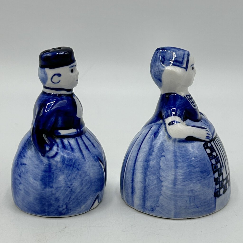 Three Vintage Dutch Themed Ceramic Salt and Pepper Sets /cb