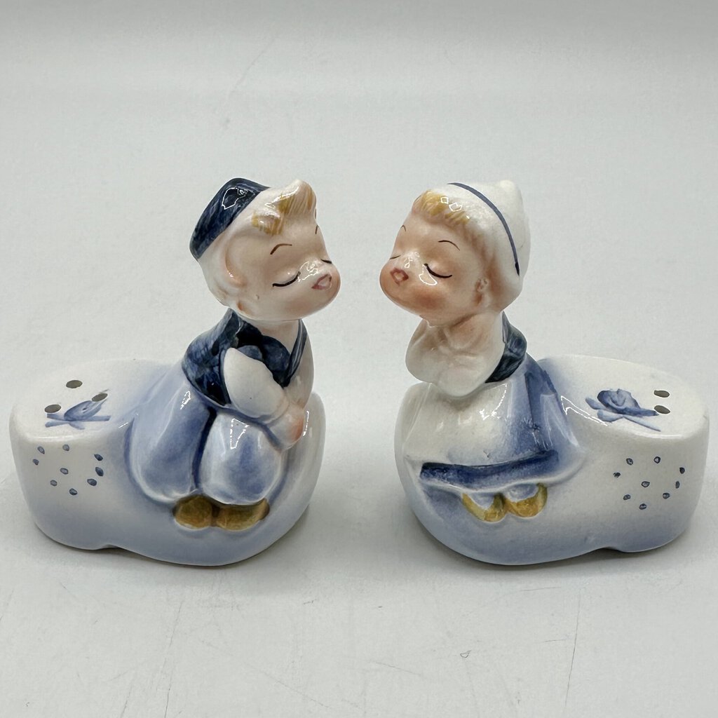 Three Vintage Dutch Themed Ceramic Salt and Pepper Sets /cb