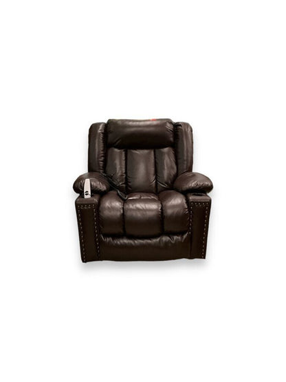 Brown Leather Electric Recliner