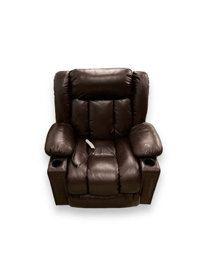 Brown Leather Electric Recliner