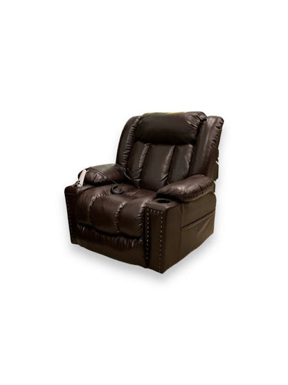 Brown Leather Electric Recliner