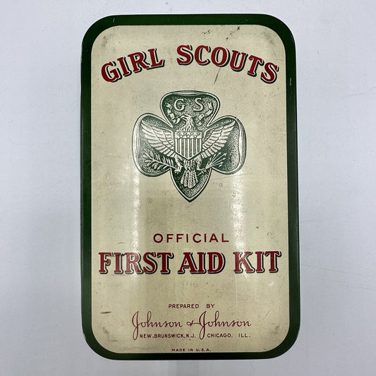 Vintage Girl Scouts Official First Aid Kit