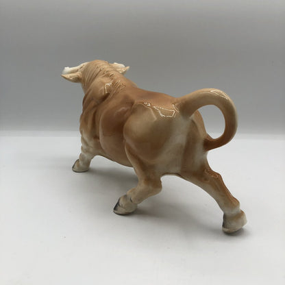 Vtg Nippon Yoko Boeki Bull Figurine Japan /b