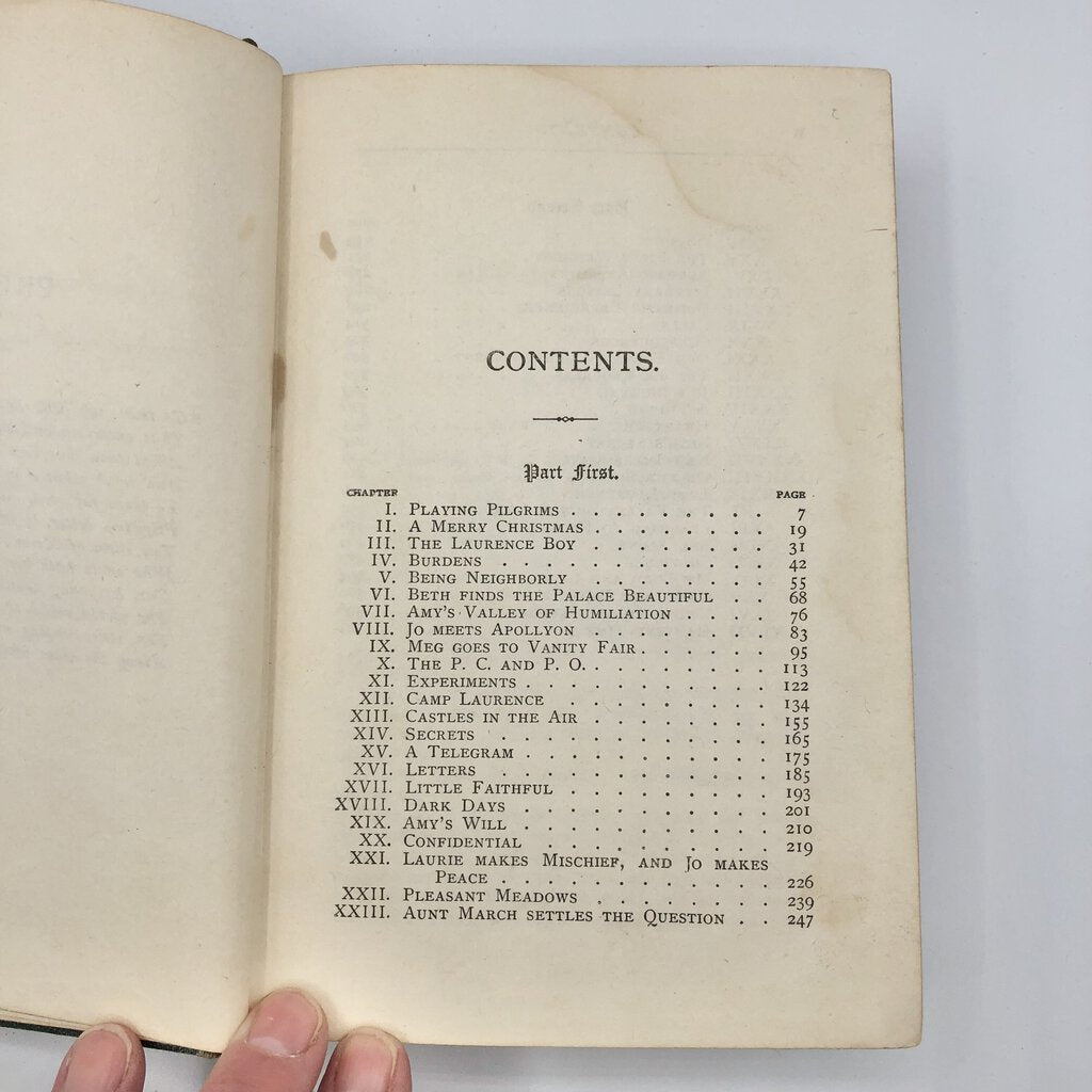 1920 4th Edition Little Women by Louisa M. Alcott Part I & II /b