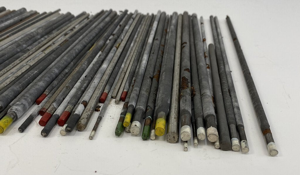 Vintage set of Welding Rods Variety of Sizes 8 lbs. + /rw