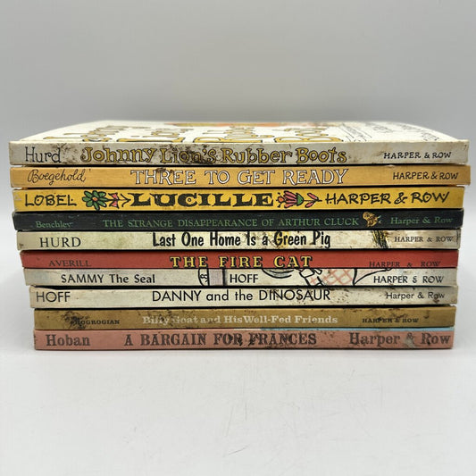 Lot of 10 Vintage 1960s/70s Harper & Row I Can Read Books /cb