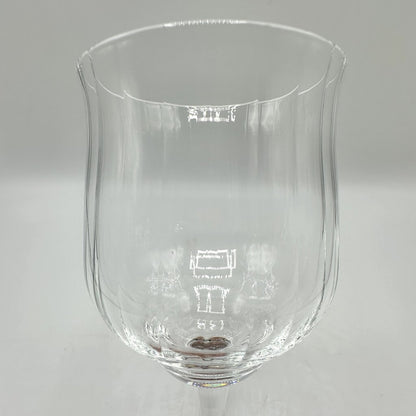 Set Of 5 Luigi Bormioli Canaletto Straight Optic 7 1/8” Wine Glasses /cb