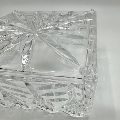 Portico Square Napkin Holder By Crystal Clear Industries Made in Poland /cb