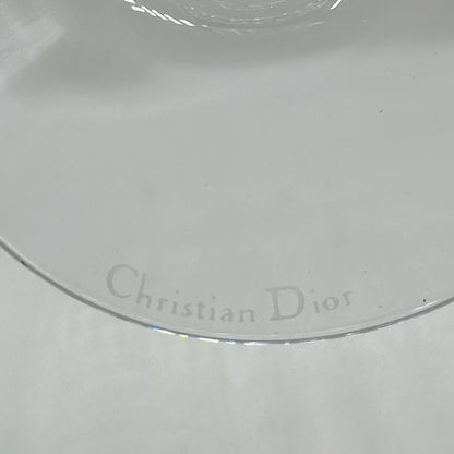 Christian Dior Crystal Gaudron Gold 7 Inch Taper Candle Holder /cb