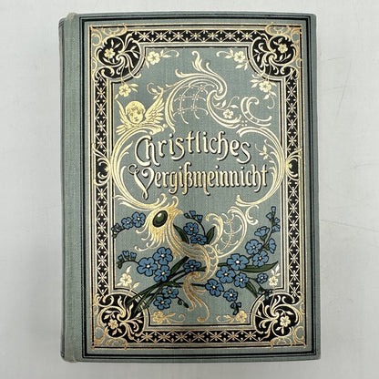 Christliches Vergissmeinnicht Antique German Language Daily Devotional Illustrated /cb