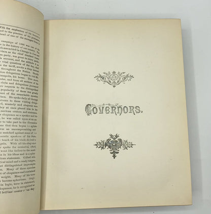 1891 Portrait & Biographical Ionia & Montcalm County Michigan Leather Bound Album Book /b