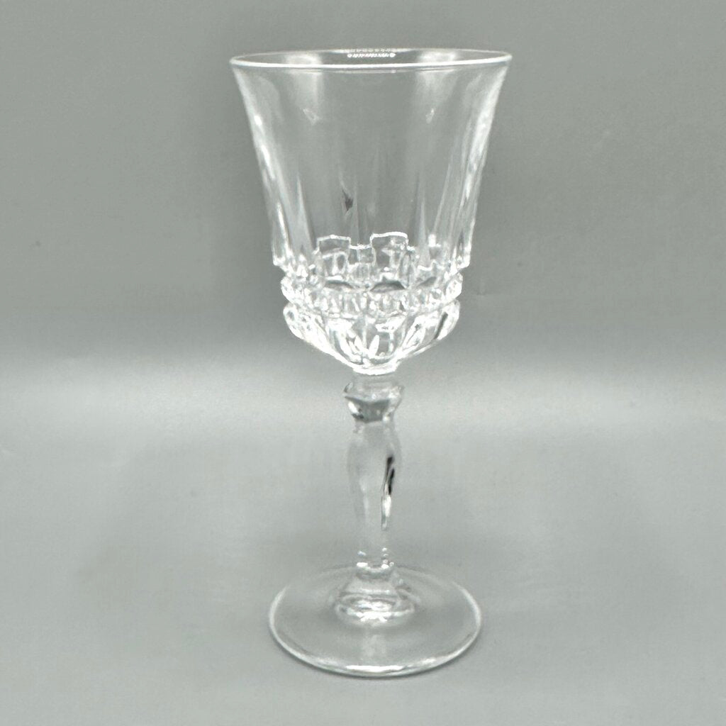 Set Of 10 Vintage Cristal D’Arques Villeneuve Lead Crystal Cordial Glasses France /cb