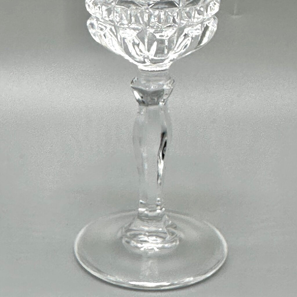Set Of 10 Vintage Cristal D’Arques Villeneuve Lead Crystal Cordial Glasses France /cb