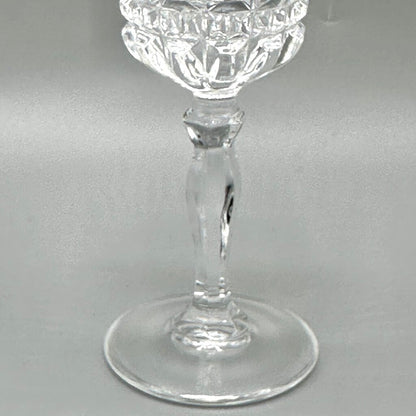 Set Of 10 Vintage Cristal D’Arques Villeneuve Lead Crystal Cordial Glasses France /cb