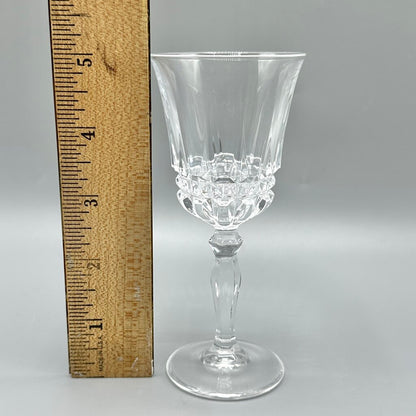 Set Of 10 Vintage Cristal D’Arques Villeneuve Lead Crystal Cordial Glasses France /cb